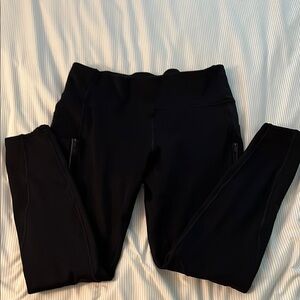 Athleta Thermal Black Leggings